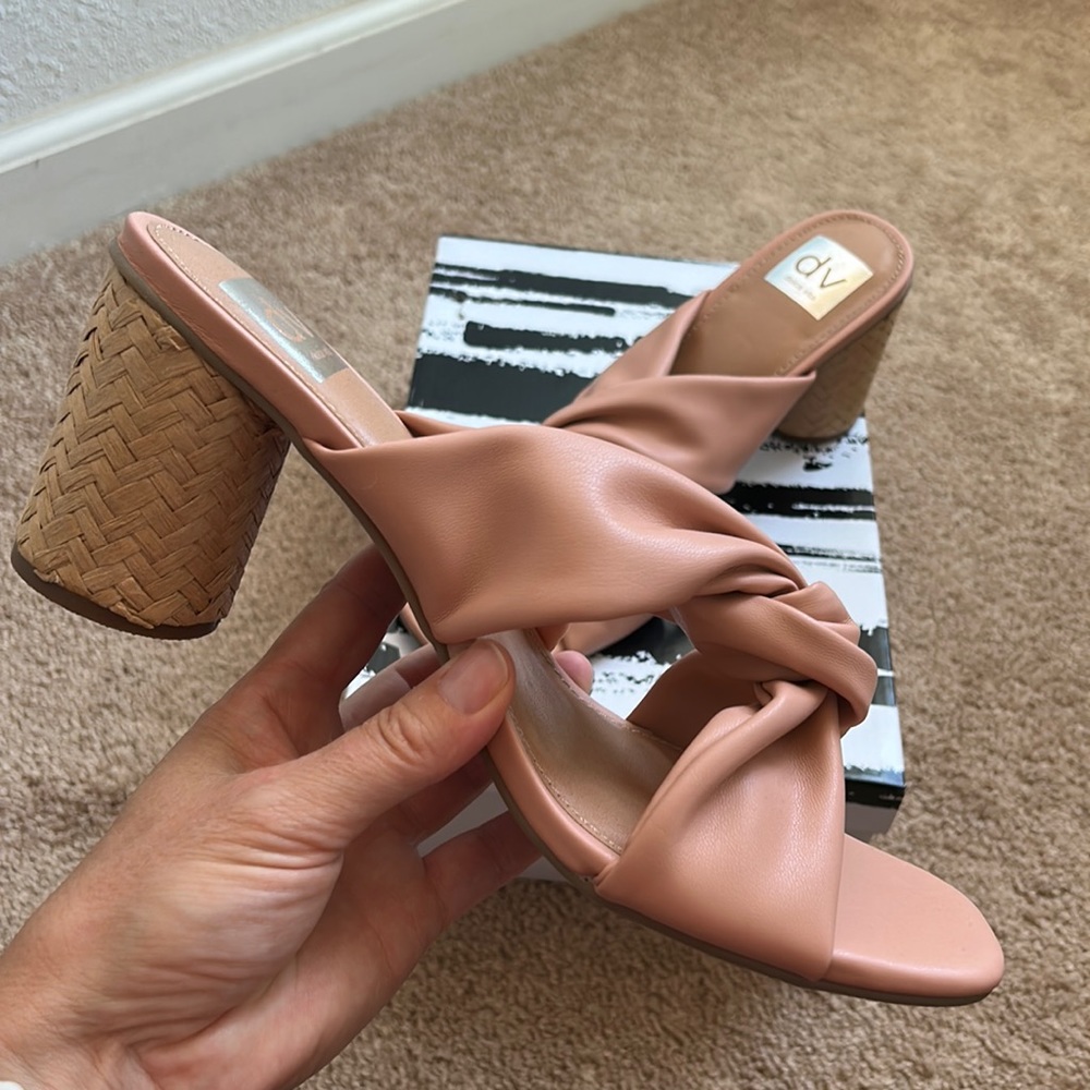 DV Milna square toe block heels